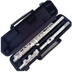 Fluit Voor Beginners 16 Gaats Gesloten C-sleutel Verzilverd Fluitinstrument