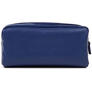DieffematicHZB make-up tas Cosmetic Bag Simple Solid Color Travel Makeup Bags Wash Pouch Men Leather Waterproof Cosmetic Bag Women Zipper