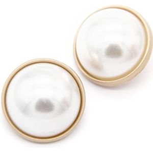 Breien knopen, diverse knopen pin, faux parel goud metaal vrouwen jas knoppen for kleding vintage trui decoratieve knoppen naaien accessoires (kleur: NO.9, maat: 23 mm 6 stuks) (Color : NO.8, Size :