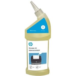 HP Papierversnipperaar olie, 400 ml fles, op basis van planten voor de verzorging van uw shredder, 9132