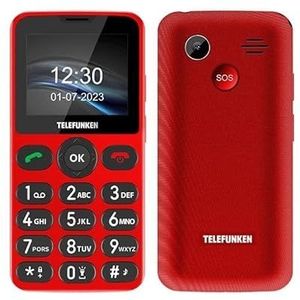 Telefunken Mobiele telefoon, S415, rood