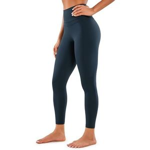 CRZ YOGA Sportbroek voor dames, yoga, leggings met hoge taille-nekgevoeling - 25 Inches echte marine XS