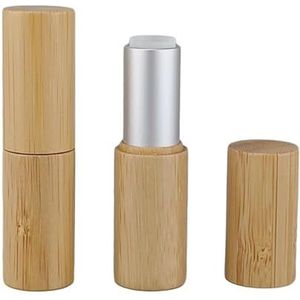 2 Stks Lege Lippenstift Container 5G Mini Lippenbalsem Fles voor Meisjes Vrouwen Make-up B, Zilver, 9.1x2cm, Zilver, 9,1 x 2 cm, 9.1x2cm