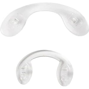 Siliconen U-vormige neuspads for brillen, 5 stuks brilmontuuraccessoires(Small)