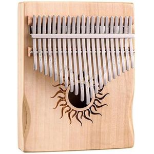 Kalimba Schattig muziekinstrument draagbare chromatische duimpiano professionele kalimba vingerpiano-instrument professionele duimpiano 17 sleutel vinger marimba muziekinstrument muziekaccessoires kal
