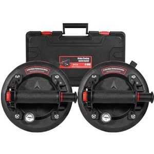 Vacuümzuignap, 8""/20,4 cm glazen zuignappen, zware lifter, 800 lbs laadvermon, krachti industriële zuignappen