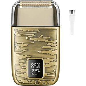 Elektrisch scheerapparaat， Haarscheerapparaten for mannen, 3-snelheden scheerapparaat for kale hoofden met dubbele folie, baardscheerapparaten for mannen