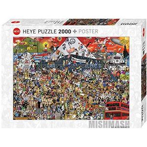 Heye British Music History Legpuzzel 2000 Stuk(s) Strips