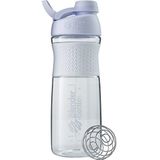 BlenderBottle Sportmixer Twist Tritan drinkfles met BlenderBall, geschikt als proteïneshaker, eiwitshaker, waterfles of voor fitnessshakes, BPA-vrij, schaalbaar tot 760 ml, 820 ml, wit