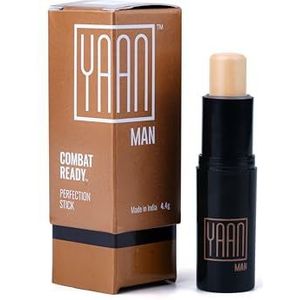 YAAN MAN Foundation/Perfection Stick Light Colour Cover Spots, Scars and Under Eye Bags No Synthetic Fragrance, Paraben Free Contain Castor Oil, Shea Butter, Sunflower Wax, 4.4 gm