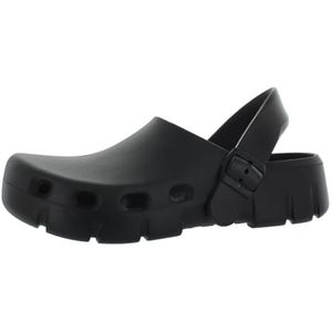 Birkenstock Unisex volwassenen Birki Flow Eva Clog, zwart, 6-6,5 dames/4-4,5 heren, zwart, 35.5/37 EU