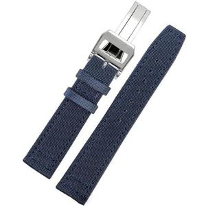 InOmak Nylon Horloge Bandjes 20/21/22mm Nylon Canvas Stof Horloge Band, 20mm Black Clasp, Nylon