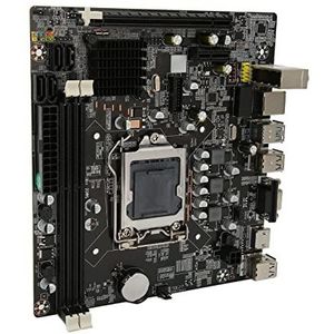 H61 Desktop M ATX-moederbord, DDR3 LGA1155 CPU PCIE 16X Graphics HDMI VGA USB3.0/2.0 SATA-moederbord, 1155pin Dual Channel
