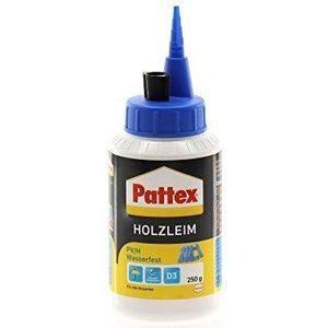 Pattex - Houtlijm - Transparant - D3 - 1 kg - Waterdichte Lijm met Hoge Waterbestendigheid