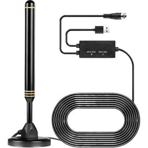 TV-antenne For Binnen For Smart-tv En Buiten, Lokale Zenders, Digitale Antenne, HD-tv Met Een Bereik Van Meer Dan 640 Kilometer, Ondersteuning For Alle Tv's Bredere dekking