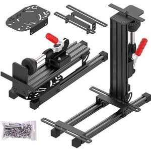 Extended Universal Juyeer Desk Mount Compatible with Logitech X52/X52 Pro/X56/X56 Rhino/Warthog A10C&Throttle/Winwing Orion/T.16000M FCS/TCA Officer Pack Airbus/VKB Gunfighter MKIII