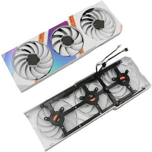 DIY 4-pins koelventilator vervangen voor kleurrijke GeForce RTX 3080 3070 3060 Ti iGame Ultra OC witte RTX3080 RTX3070 grafische kaartventilator