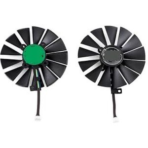 95MM PLD10010S12H koelventilator voor ASUS voor STRIX RX 470 580 570 GTX 1050 1070 1080 Ti gaming-videokaartventilator T129215SM FDC10M12S9-C(Black 2-Fan T12)