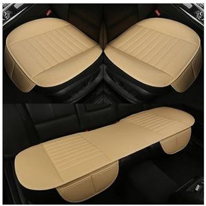 Beschermhoes Autostoel Voor Civic Voor Fit Voor CRV Voor XRV Voor Accord Voor Odyssey Voor Jazz Voor Stad Alle Modellen Custom Seat Cover Accessoires(Full set Beige)