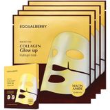 EQQUALBERRY - Collagen Glow Up - Hydrogel Masker - 4 Stuks