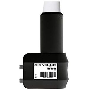 GigaBlue Ultra Rocket Twin 0.1dB voor 2 deelnemers directe aansluiting Dual 2-voudig Full HD TV 3D 4K + bescherming tegen weersinvloeden uittrekbaar