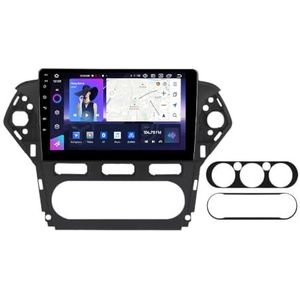 Android 14 Autoradio Stereo voor F-ord Mondeo (2010-2014) 9 Inch Touchcreen Multimedia Speler met Draadloze Carplay Android Auto 2 Din GPS Navigatie FM RDS Bluetooth 5G-WiFi SWC DSP,M100s
