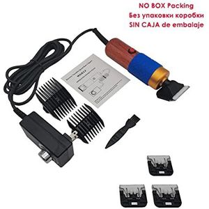 Professionele High Power 200W AC Elektrische Tondeuse Snijmachine Paard Konijnen Kat Hond Maaier Scheerapparaat Dieren Grooming Trimmer Gemakkelijk te gebruiken voor beginners en pros (Color : NO BOX