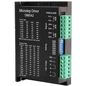 Shine-stappenmotorcontroller, 2-fasen, digitaal, 24-50 V DC, max. 4,2 A, voor 57-serie motor (DM542 X1 stuks)