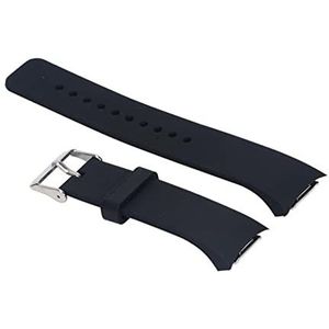 LUGEMA Siliconen Horlogeband Compatibel Met Samsung Galaxy Gear S2 R720 R730 Band Band Sport Horloge Vervanging Armband 14 Kleuren Compatibel Met Keuze (Size : Black)