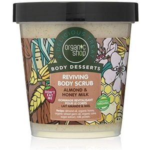 Body Desserts Amandel- & Honingmelk Reviving Body Scrub voedende body scrub met amandel- en honingmelkgeur 450ml