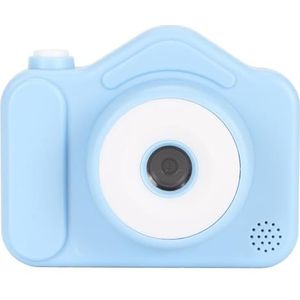 Mini Kindercamera, 2 Inch HD IPS Oogbeschermingsscherm, 20MP Draagbare Digitale Kinderencamera, Leuke Fotografiecamera voor 3 4 5 6 7 8 9 Peuter Kinderen Meisjes Jongens (BLUE)