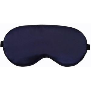 Cmis Kbei Slaapmasker zijden oog droom nacht masker cover zacht ontspannen ogen bandage slapen blinddoek voor vrouwen mannen nacht dutje ontspannen dutje (donkerblauw)