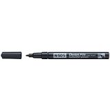 Pentel Pen N50S-A permanente marker, aluminium behuizing, 1,0 mm, zwart