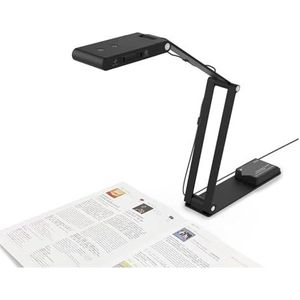 USB-documentcamera met AI-ruisonderdrukkingsmicrofoon — 13 MP 4K Ultra HD A3-formaat opname, Dual-Mode Auto, LED-licht,Eenvoudig Scannen