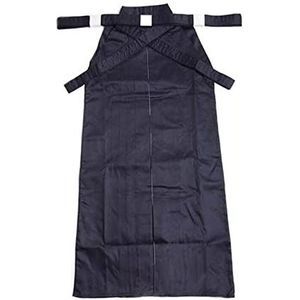Kendo Tops Aikido Samurai Hakama Vechtsporten Kleding Kimono Shirts Kostuums, Rok-blauw, 165CM
