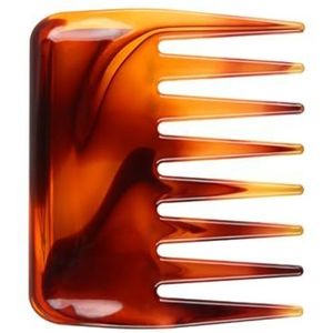 Mini brede tandenkam, kleine reisportemonnee, haarontwarrende kam baardkam voor krullend golvend haar, draagbare verzorgingskam, douchekam, reiskammen voor mannen en vrouwen, beste stylingkam voor