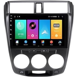 Android 14 2 Din Autoradio voor Honda City 2008-2013 - Steun Carplay Android Auto DSP-9"" Touchscreen Auto Stereo Met Stuurwielbediening WIFI 4G Bluetooth Split-Screen(P2 WIFI 4-Core 1G+32G)