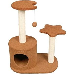 Kattenkrabpaal Cat Tree Kittens Condo's Staan Meubilair Met Sisal Bedekte Krabpalen En Pluche Kamer Voor Cat Activity Center Krabpaal grote klimboom (Blue : Brown, Size : 40 * 40 * 72cm)