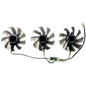 Voor GAINWARD voor GeForce GTX1060 1070 1070ti 1080 1080ti GAMESOUL grafische kaart vervangende ventilator(Set of three fans)