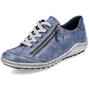 Remonte DAMES Veterschoenen R1402, Vrouwen Sportieve veterschoenen,verwisselbaar voetbed,waterafstotend,remonteTEX,sneaker,blau,38 EU / 5 UK