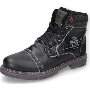 Dockers by Gerli Combat Boots voor heren, warm gevoerd, zwart (100), 44 EU