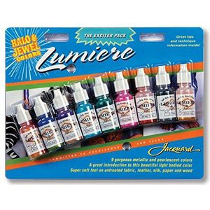 Jacquard Products Lumiere Exciter Pack, acrylverf ca. 15 ml (9 stuks)