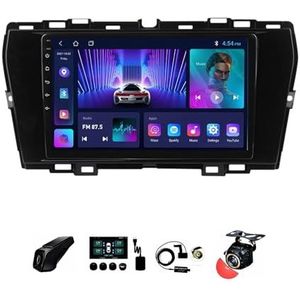 BOJONTN 22,9 cm (9 inch) Android 12 Autoradio 2 DIN voor SsangYong Tivoli 2019-2021 met achteruitrijcamera, stuurwielbediening, Bluetooth, GPS, Navi CarPlay, draadloos (grootte: S400 4+64G)