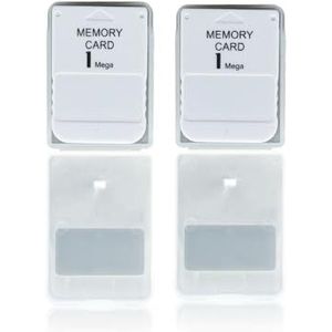 WICAREYO 2 stuks 1 MB Geheugenkaart voor PS1 console