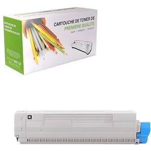 TenFenk Compatibele Tonercartridge Vervanging Voor Oki ES6410 44315320 44315319 44315318 44315317 Voor Gebruik Met Oki ES6410 ES6410DN Printer,zwart