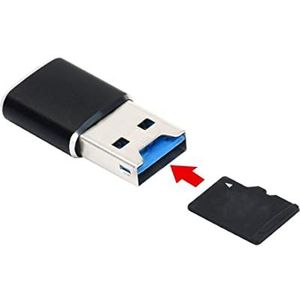 ChenYang USB 2.0 naar Micro SD T-Flash TF M2 Mobiele telefoon & tablet Geheugenkaartlezer Zwart Mini Size