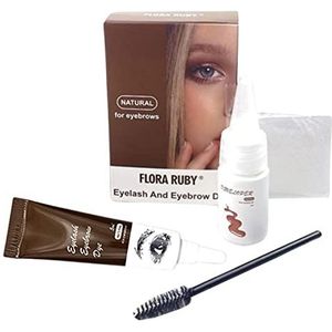 Wimper Wenkbrauw Dye Tint Cream Kit Wenkbrauw Voller Tinting Kit Donkerbruin