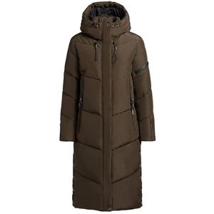 khujo Sonje 5 gewatteerde damesjas, taupe, L