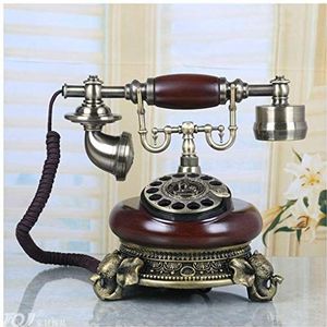 Telefoon Metalen Draaiknop Europese Antieke Telefoon Retro Vaste Telefoon Vaste Mechanische Ringtone
