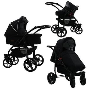 Kinderwagenset babyzitje/autostoeltje en Isofix optioneel Legro by SaintBaby Night 04 2-in-1 zonder babyzitje